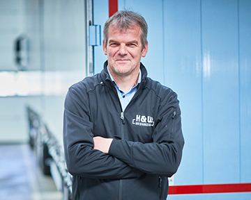 Elmar Hilbing, Geschäftsführer bei H&W Nutzfahrzeuge im Westmünsterland.