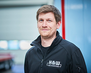Klaus Büning, Leitung der Endmontage und Service bei H&W Nutzfahrzeuge im Westmünsterland.