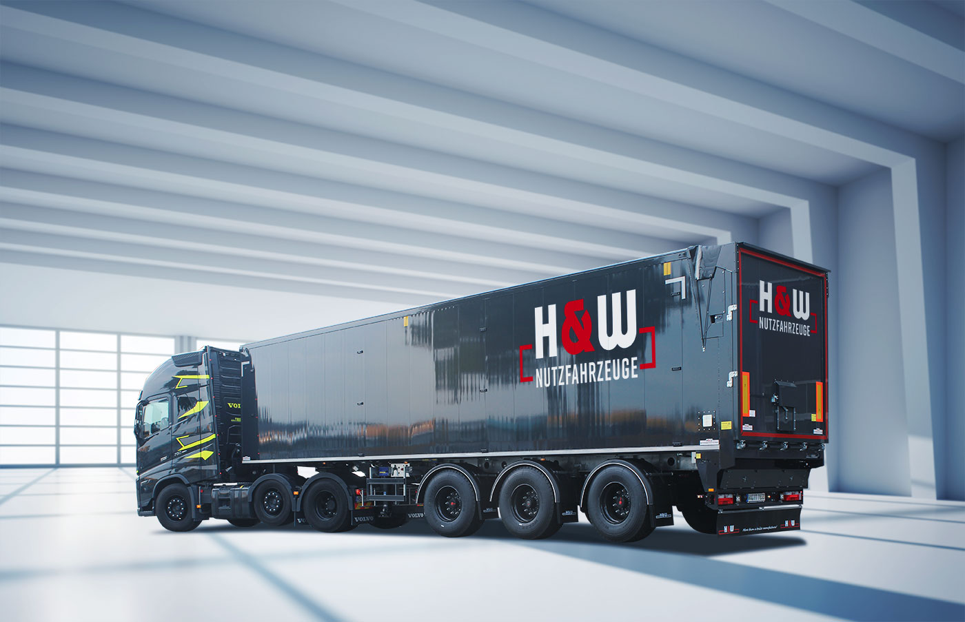 Schubboden-Fahrzeuge von H&W Nutzfahrzeuge.
