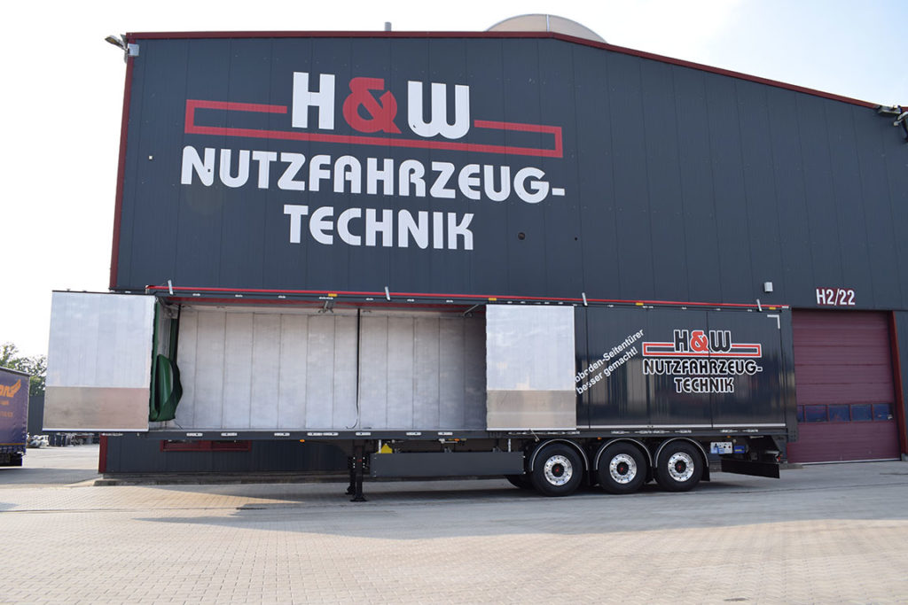 Seitentürsystem mit maximaler Durchladung